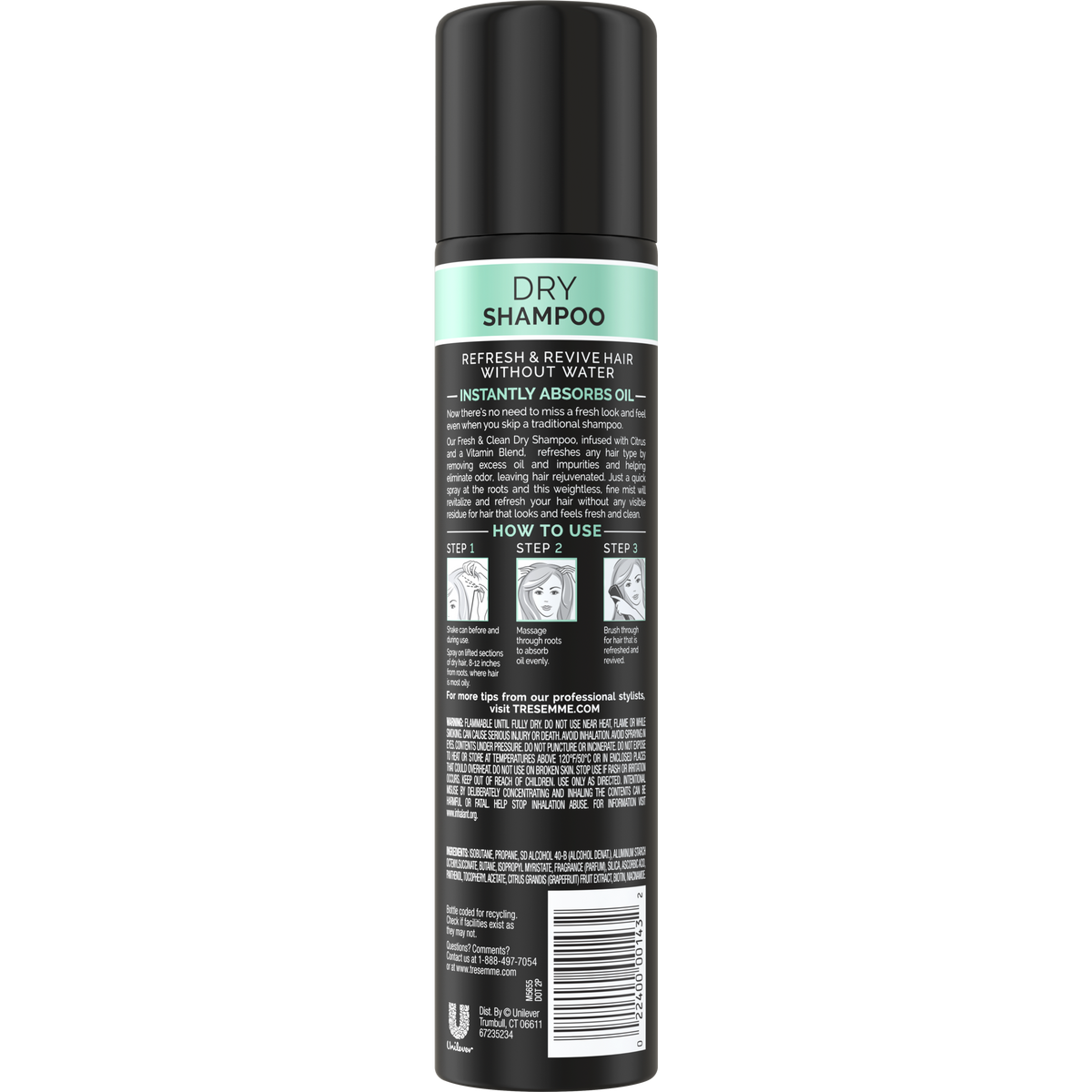 Tresemme Dry Shampoo Fresh Clean 7.3oz