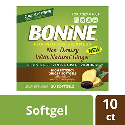 BONINE GINGER CAP 60CT