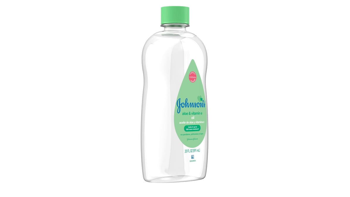 JOHNSONS BABY OIL ALOE/VIT E 20OZ