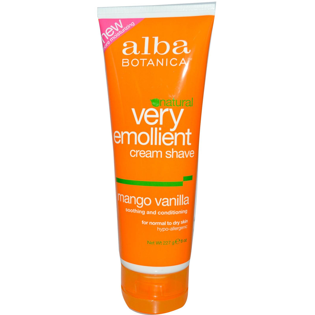 ALBA BOTANICA CREAM SHAVE,MANGO VANILLA