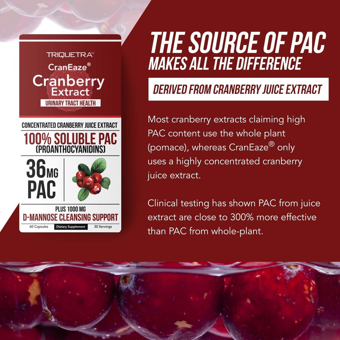 NAT B PAC CRANBERRY CP 500MG 60