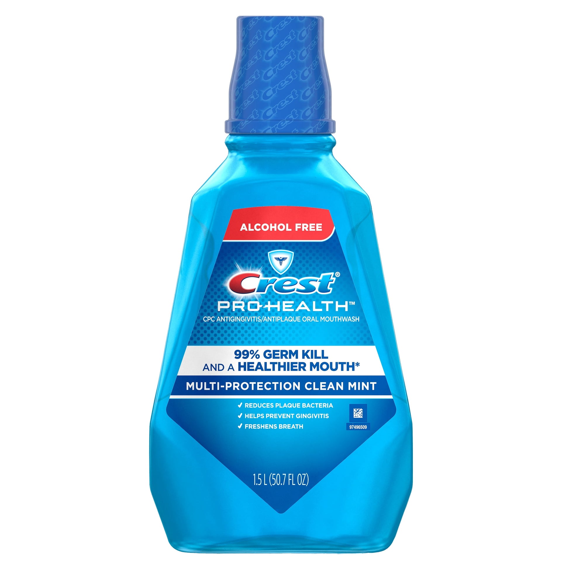 Crest Pro-Health Multi Protection Alcohol Free Mouthwash - Clean Mint, 3.3 oz