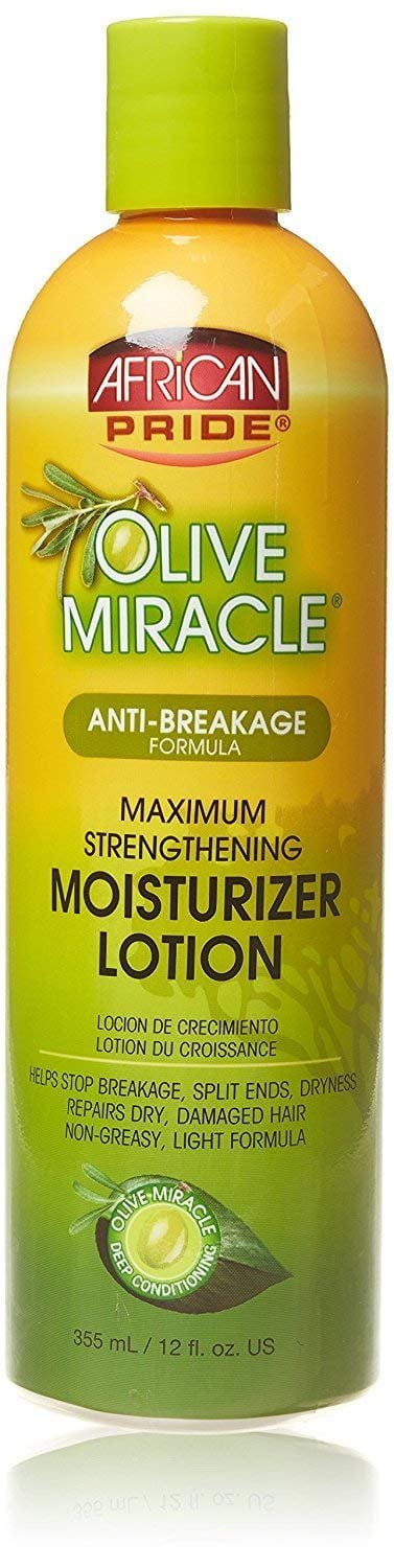 African Pride Olive Miracle Moisturizing Anti-Breakage Formula, 12 oz
