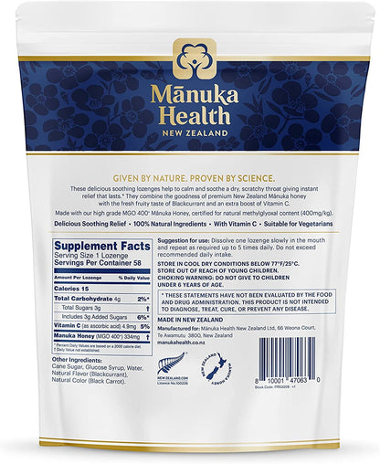 MANUKA HEALTH LOZ,HNY,MGO,400+,LMN GNG