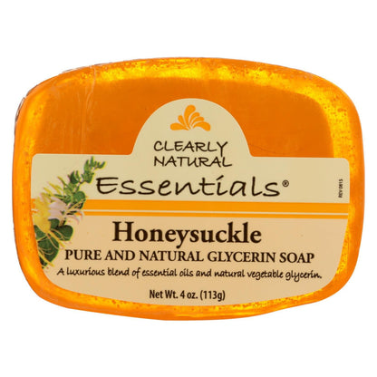 CLEARLY NATURAL BAR SOAP,GLYC,HONEYSUCKLE