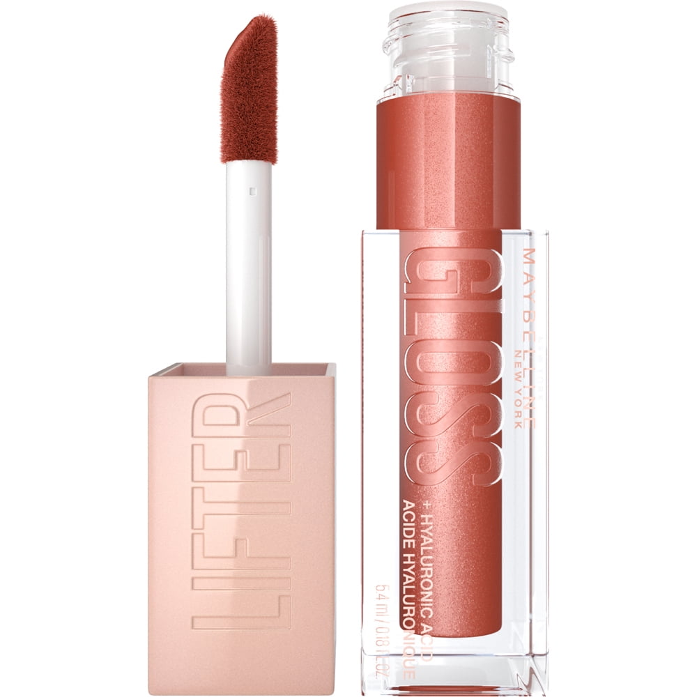 MAYBELLINE New York Lifter Gloss Lip Gloss Makeup With Hyaluronic Acid, 009 Topaz, 0.18 fl. oz.