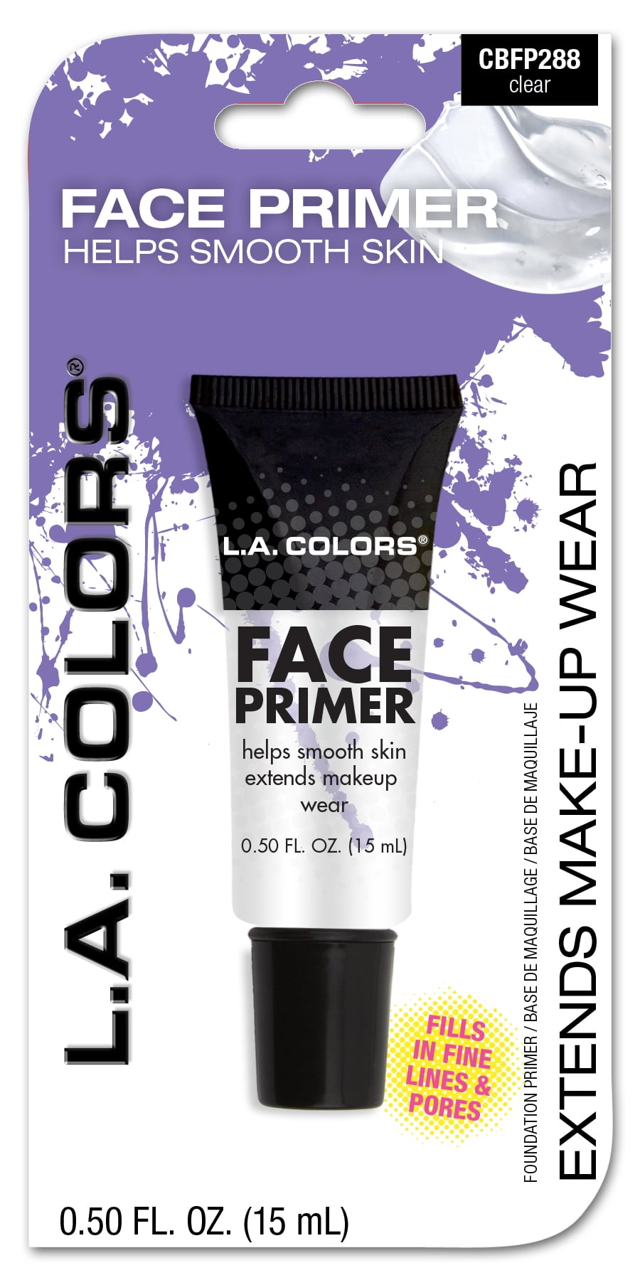 L.A. Colors Face Primer - Clear, 0.5 fl oz