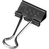 Ava .75" Binder Clips - Black, 12 count