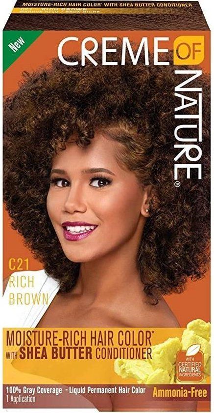 Creme Of Nature Color C21 Rich Brown Kit