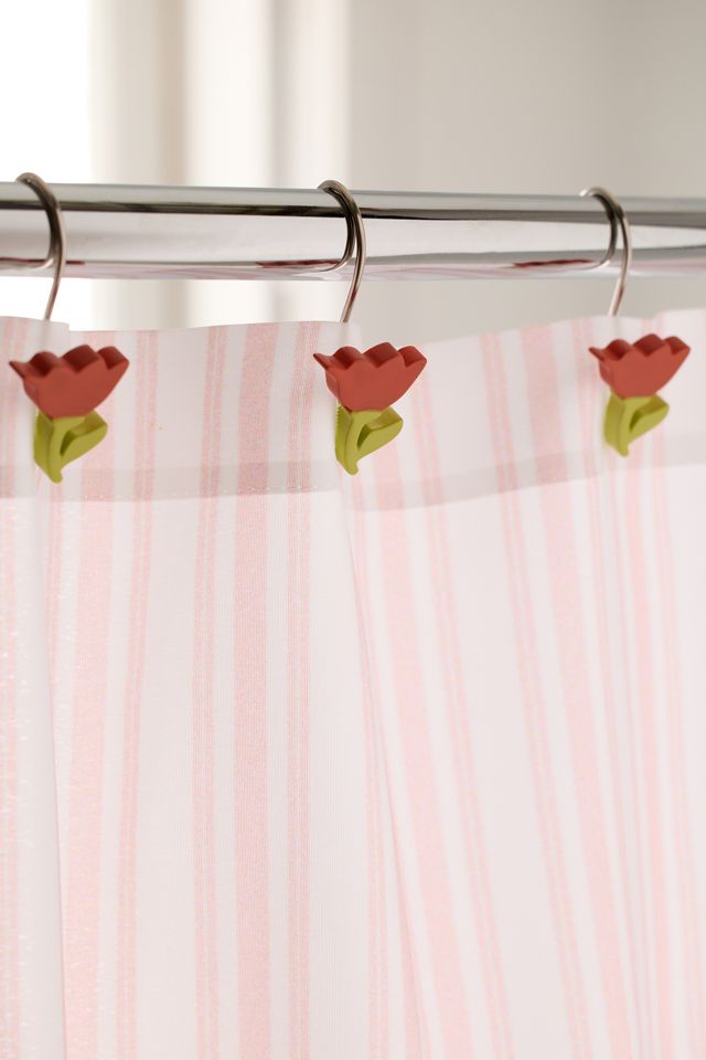 Royal Crest Shower Curtain & Hook Set - Assorted Prints