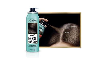 L'ORÉAL PARIS Magic Root Cover Up Temporary Gray Concealer Spray, Medium Brown, 2 oz.