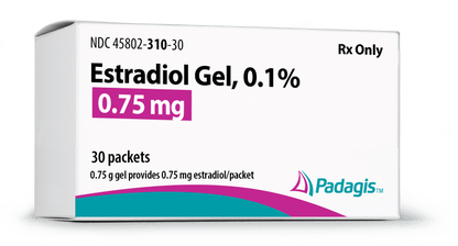 ESTRADIOL PK 0.1% 30X0.75GM GEL