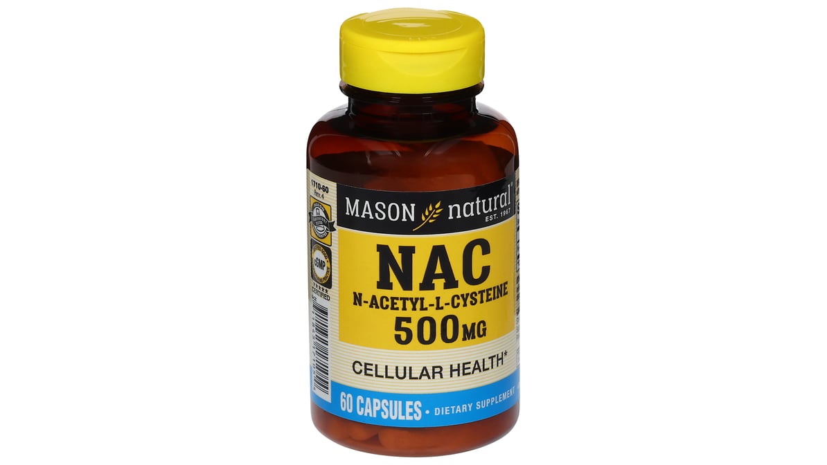 NAC AMINO ACID 500MG CAPSULES 60CT MASON