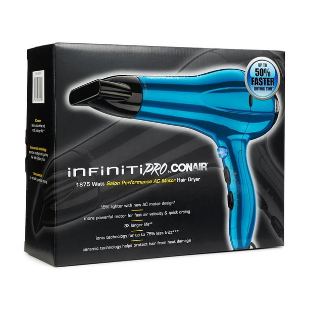 CONAIR Quick Styling Salon InfPRO Full Size Hair Dryer - Burgundy, 1875 Watts