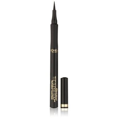 L'ORÉAL PARIS Infallible Super Slim Long-Lasting Liquid Eyeliner, 400 Black, 0.034 fl. oz.