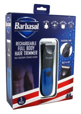 Barbasol Trimmer Full Body Rechargeable 5 Piece