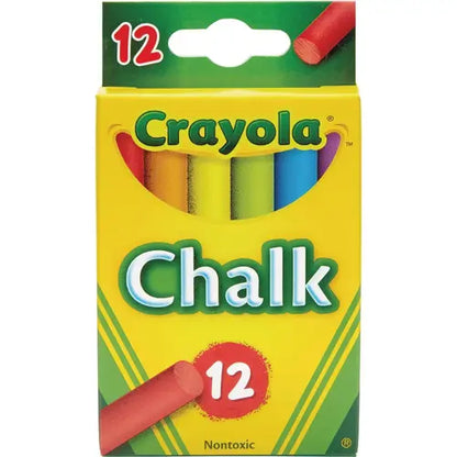 Crayola Multi-Colored Chalk, 12 count