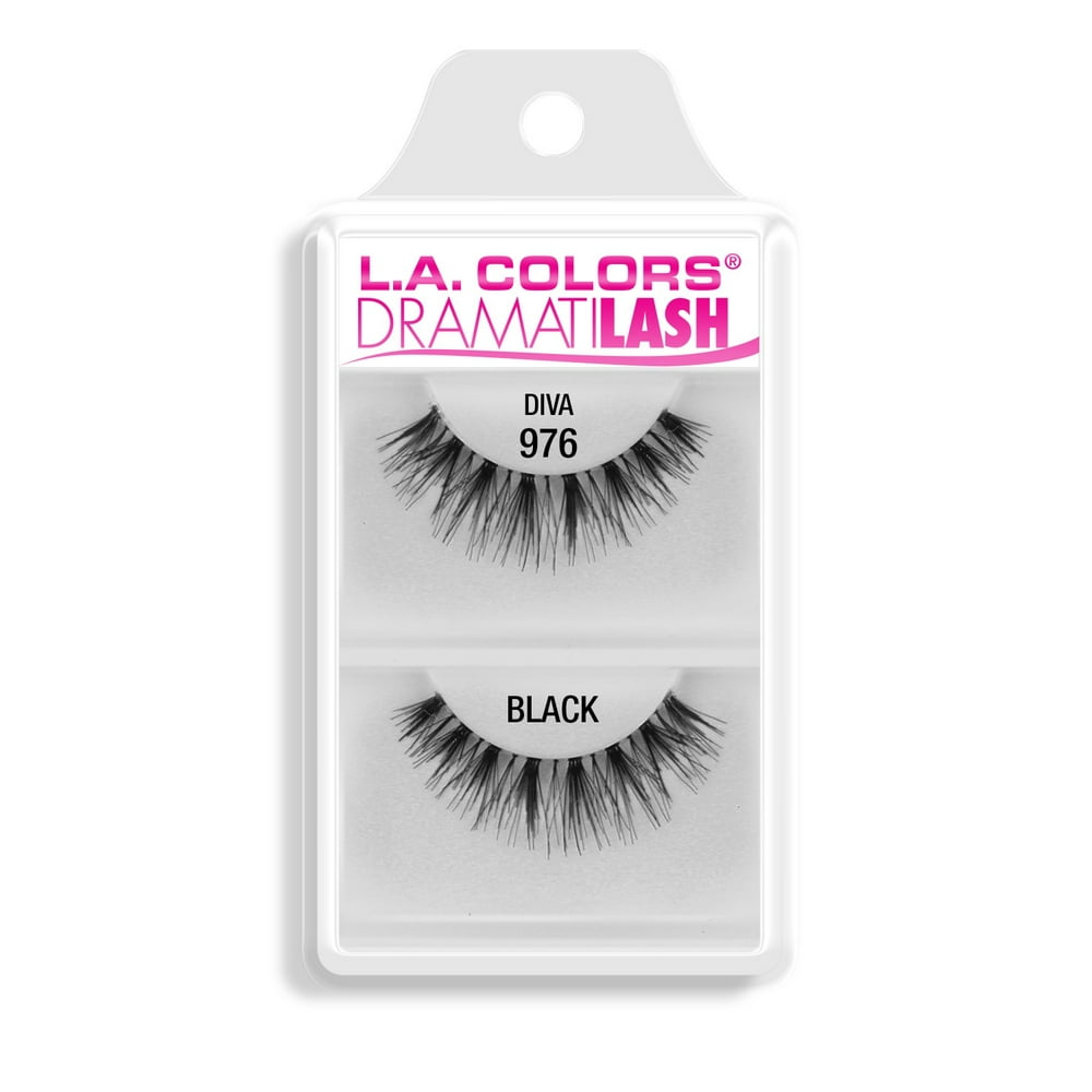 L.A. Colors DramatiLash False Eyelashes Black - Demi
