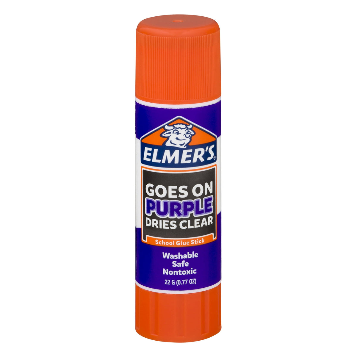 ELMER'S Washable School Glue Stick - Disappearing Purple, 0.77 oz