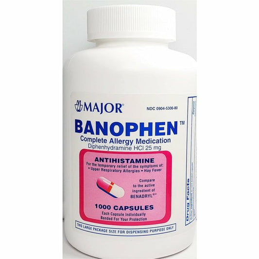 BANOPHEN 25 MG CAP 24 UD