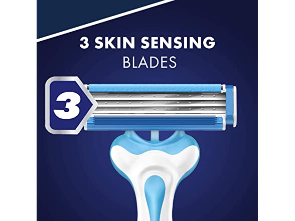 Gillette Mens Black Razor Disposable 3 Count (4in)