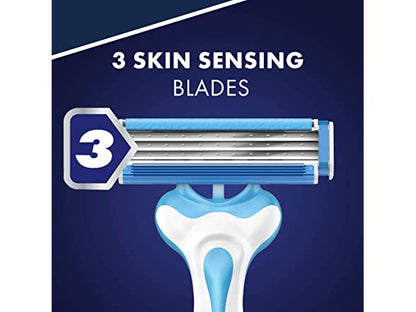 Gillette Mens Black Razor Disposable 3 Count (4in)