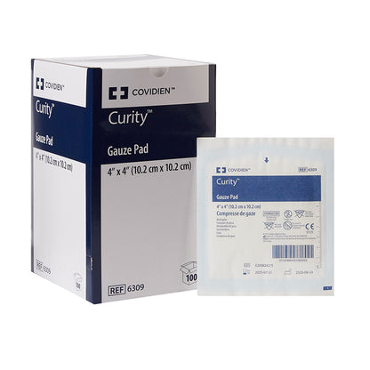 CURITY GAUZE PA 4X4N 100 12PL