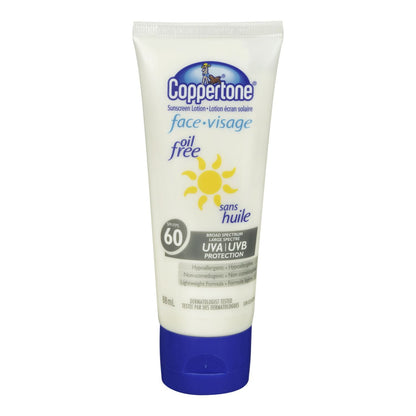 COPPERTONE FACE OIL FREE SPF45 2.5OZ