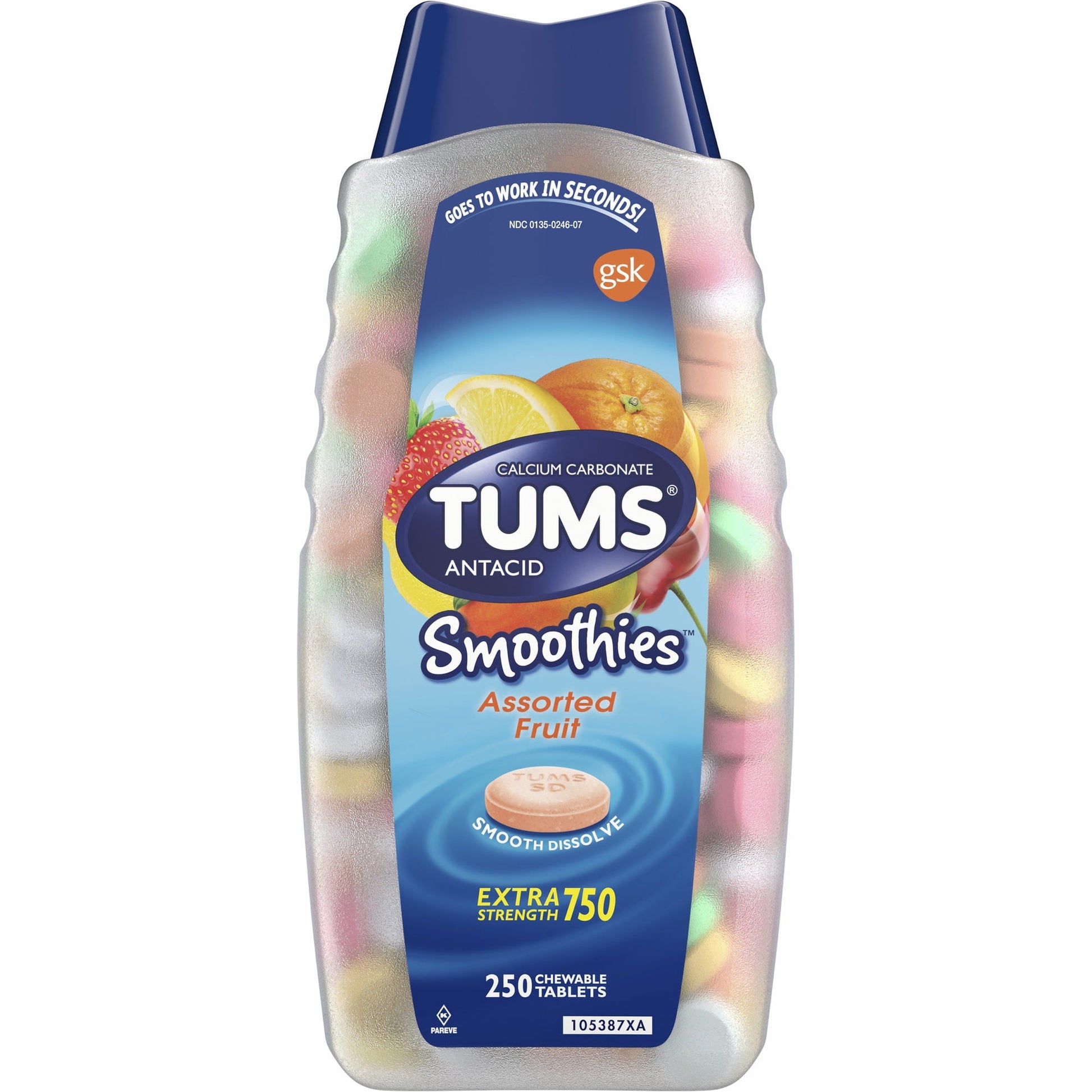 TUMS GMY BT CW 50 ASSORTED FRUIT