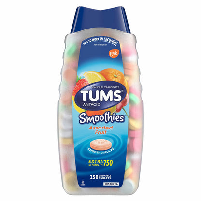 TUMS SMOOTHIES CW 750MG 60 B/FSN