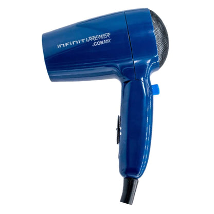 CONAIR Infinitipro 1875 Watt Compact Travel Hair Dryer with Twist Folding Handle - Red