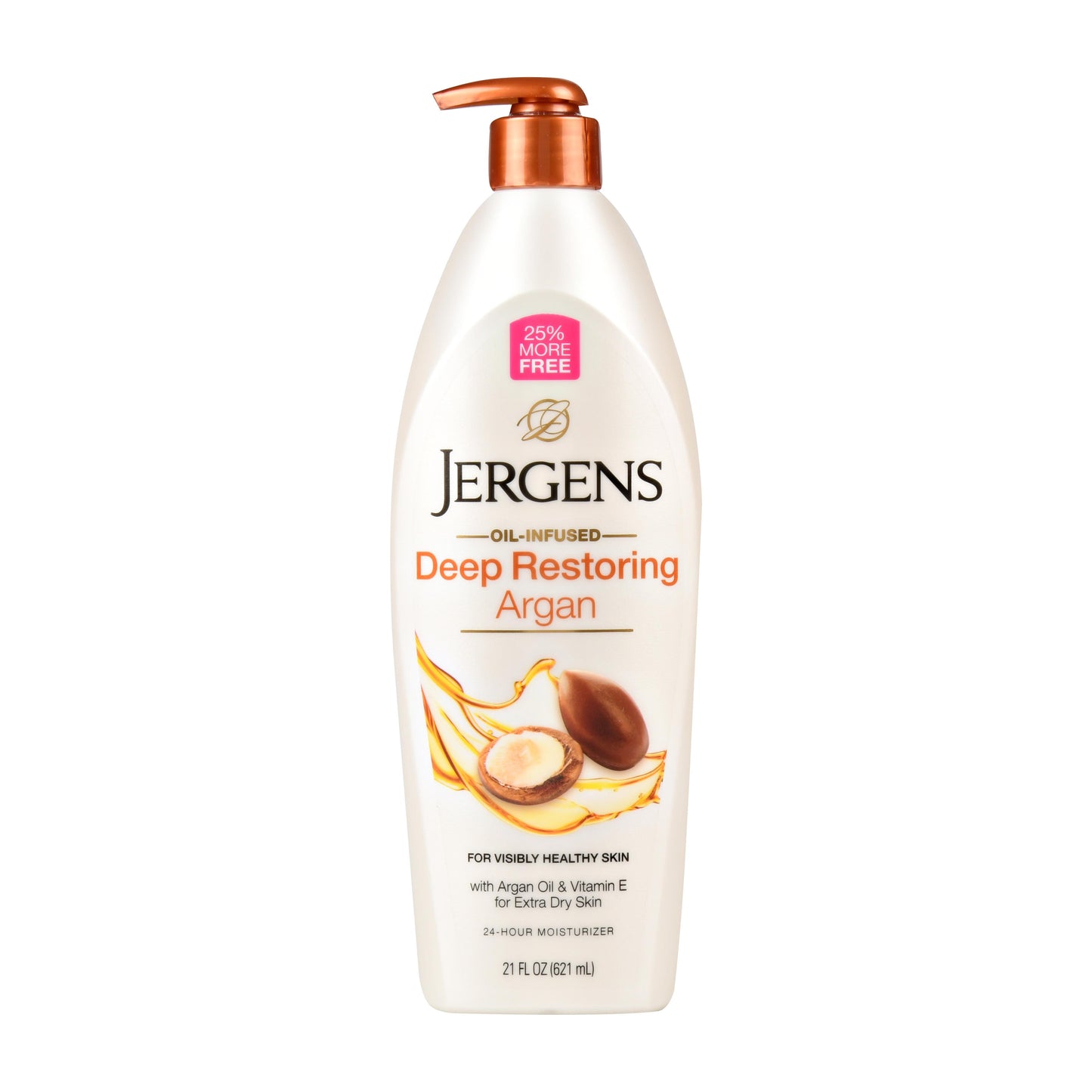 Jergens Deep Restoring Argan 16.8oz Moisturizer Pump