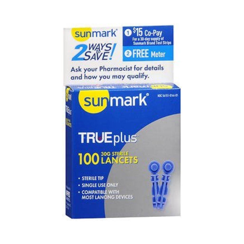 TRUEPLUS LANCET 30G 100CT