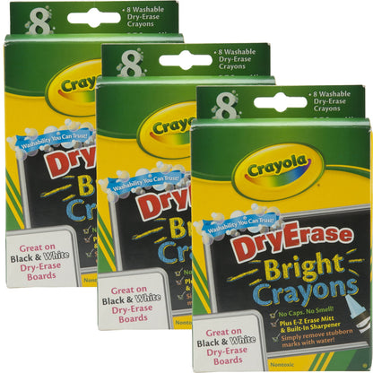 Crayola Dry-Erase Crayons, 8 count