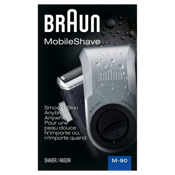 BRAUN MOBILE SHAVE M-90 ELEC RAZOR 1CT
