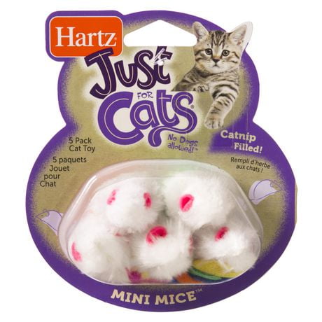 HARTZ MINI MICE CAT TOY 5PK