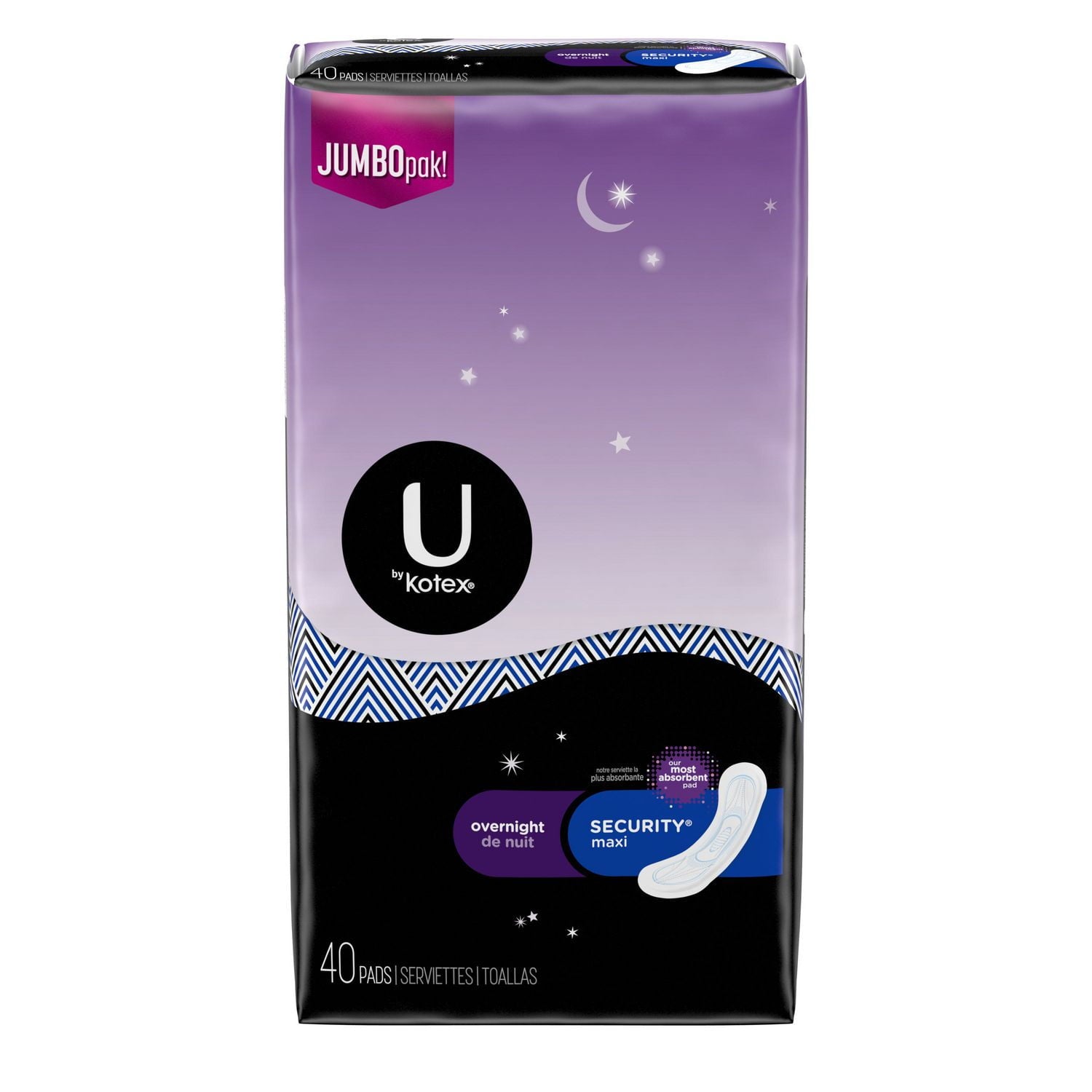 U BY KOTEX MAXI PA 30 OVERNIGHT
