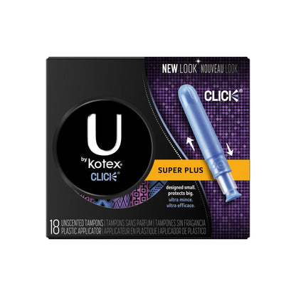 U BY KOTEX CLICK SUPER COMPACT TMP 16CT