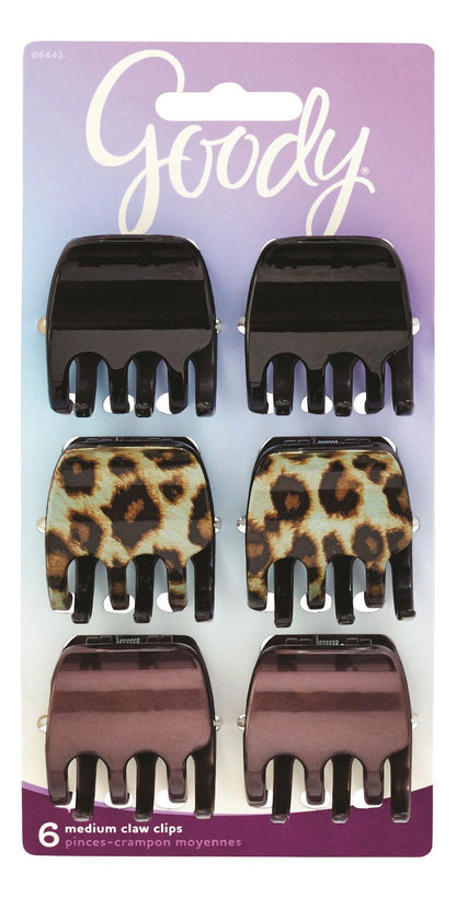 Goody Classics Medium Claw Clip, 4 CT