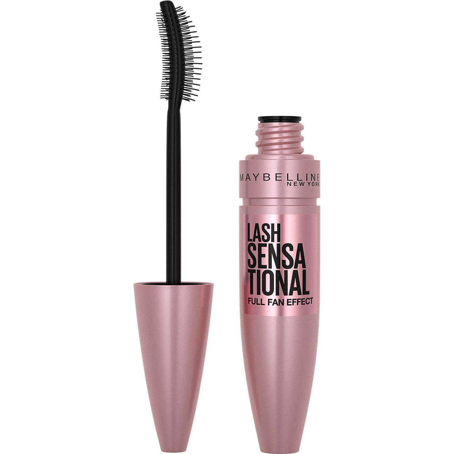 MAYBELLINE New York Lash Sensational Washable Mascara, 253 Blackest Black, 0.32 oz