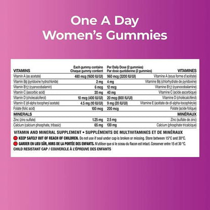 ONE A DAY VTCV CW 60 GMM TNFHR