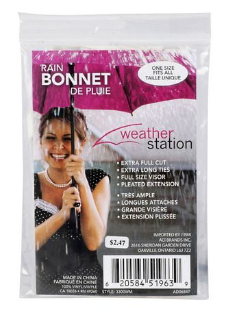 Chaby Weather Station Rain Bonnet