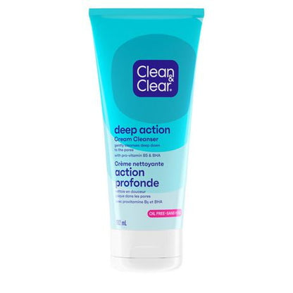 CLEAN&CLEAR CLEANSER CRM DEEP O/F 6.5OZ