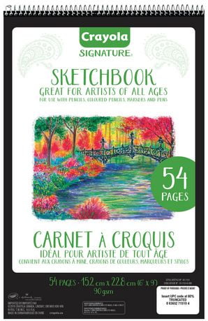 Crayola Kid's Sketchbook, 40 pages