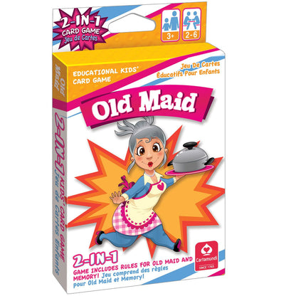Cartamundi 2-In-1 Card Game - Old Maid and Memory