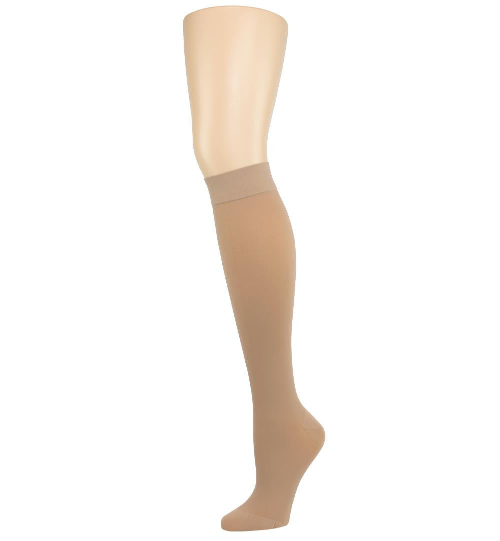 GNP STOCKING AE KNEE CT 15-20MMHG WHT MD