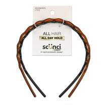 Scünci Effortless Beauty Rubberband Black, 250 CT