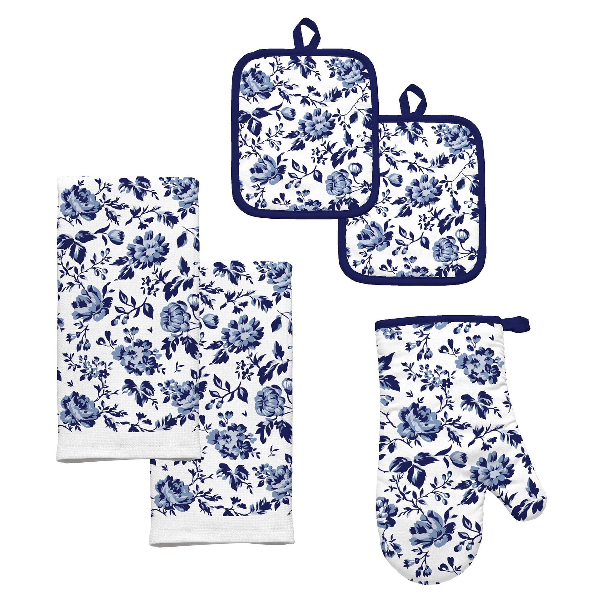 MUkitchen Kitchen Towel - Blue Floral