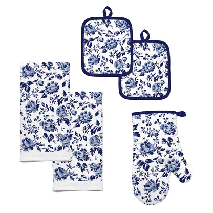 MUkitchen Kitchen Towel - Blue Floral