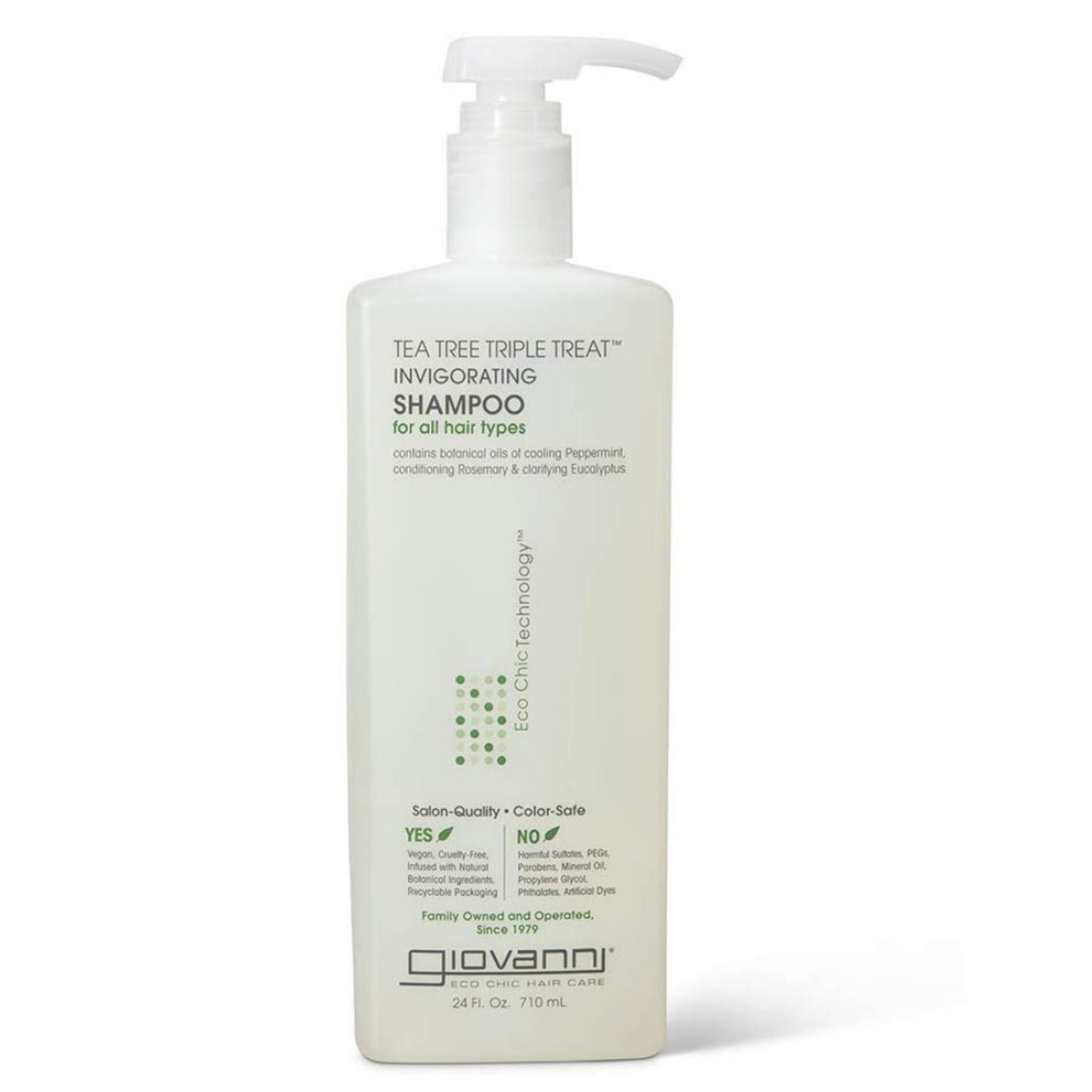 Giovanni Tea Tree Triple Treat Invigorating Shampoo, 2 oz